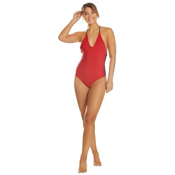 Hurley Women's Quick Dry Reversible One and Only One Piece Swimsuit Bodysuit - Picture 5 of 8